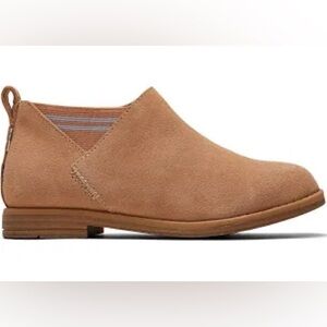 TOMS Honey Suede Youth Leilani Booties